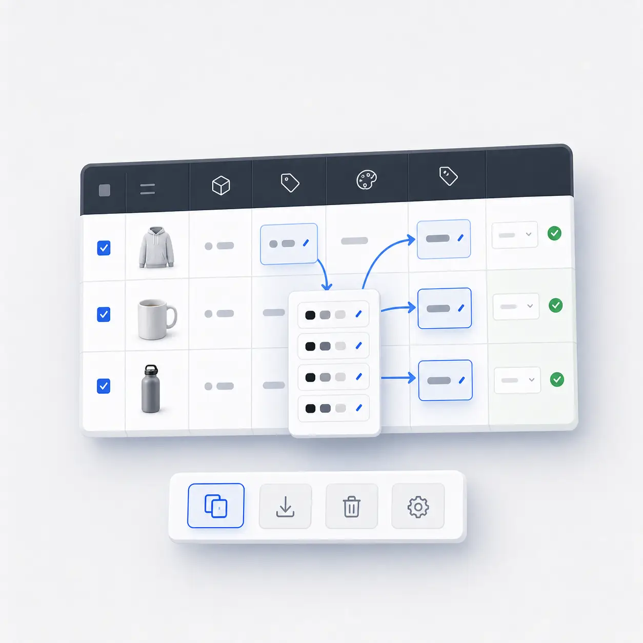 Sheet Editor - paprastas WooCommerce produktų atributų redaktorius lentelės principu.